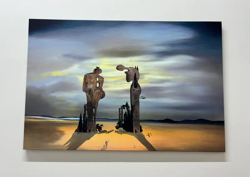 Dalis archäologische Reminiszenz: Gedruckte Leinwandkunst