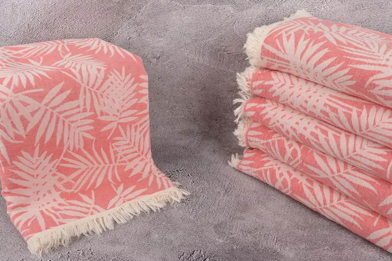 Housewarming Gift, Throw Blankets for Couch, 100x80 Cotton Floral Patterned Towel, Personalized Blanket, Girl Trip Party Favor, Throw Blanket - 3