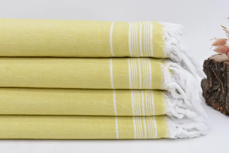 Personalized Blanket, Woven Blanket, Turkish Towel Blanket, Bride Gift, Bridal Shower Gift, 92x56 Cotton Striped Towel, Thanksgiving Tablecloth - 1