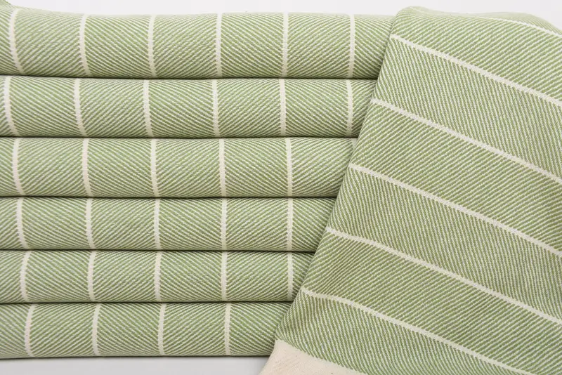 Monogram Towels, Personalized Gift, Custom Gifts, 36x16 Cotton Striped Towel, Home Decor Gifts, Monogrammed Hand Towel, Monogram Kitchen Towel - 2