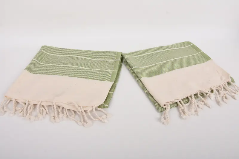 Monogram Towels, Personalized Gift, Custom Gifts, 36x16 Cotton Striped Towel, Home Decor Gifts, Monogrammed Hand Towel, Monogram Kitchen Towel - 6