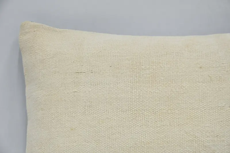 12x36 Beige Pillow Cover, Yoga Pillow, Ethnical Kilim Rug Pillow, Neutral Pillow, Turkish Kilim Pillow, Pillow Case, Boho Pillow - 2