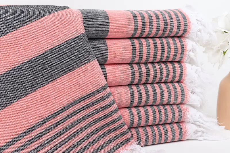 Turkish Towel Beach, Pool Towels, Baby Boy Gift, Handmade Gift, Custom monogram Turkish beach towel USA, Summer Gift, 68x36 Cotton Striped Towel - 1