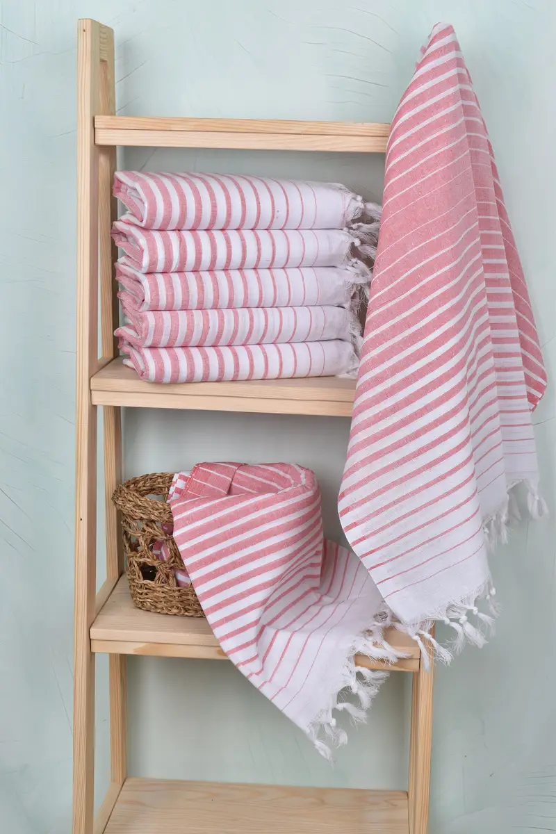 Turkish bath towel, Family Gift, Bachelorette Party Gifts For Bride, 70x40 Cotton Striped Towel, Custom Beach Towel, Lightweight Turkish towel - 3