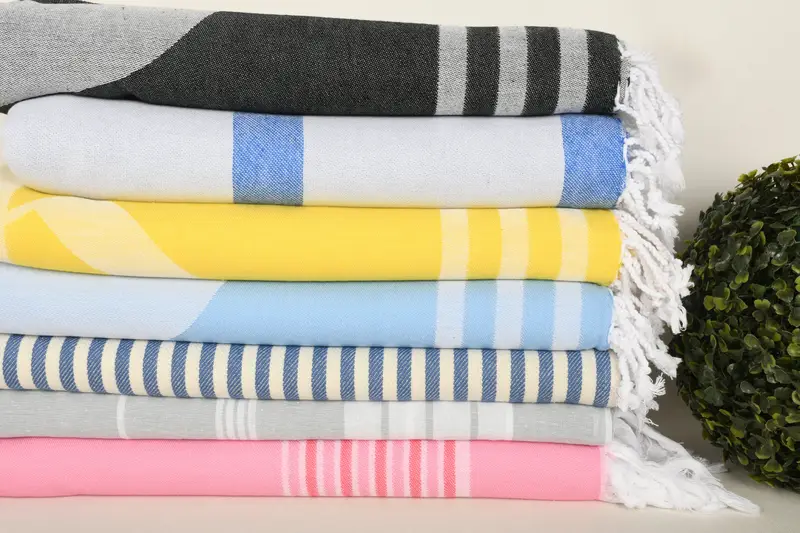 70x40 Cotton Set of 8 Towel, Custom Turkish Towel, Beach Size Towel, Gift For Him, Best Friend Gift, Valentines Day Gift, Quick-Dry Beach Towel - 3