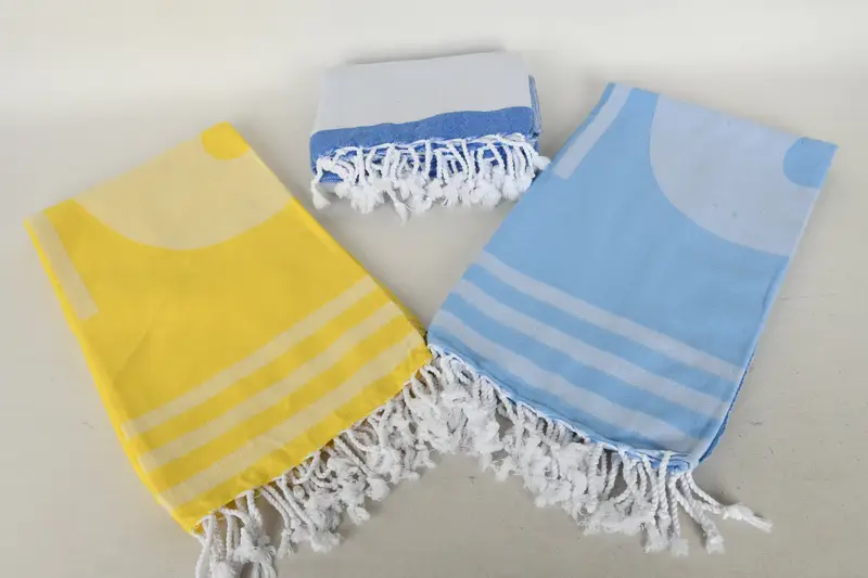 70x40 Cotton Set of 8 Towel, Custom Turkish Towel, Beach Size Towel, Gift For Him, Best Friend Gift, Valentines Day Gift, Quick-Dry Beach Towel - 5