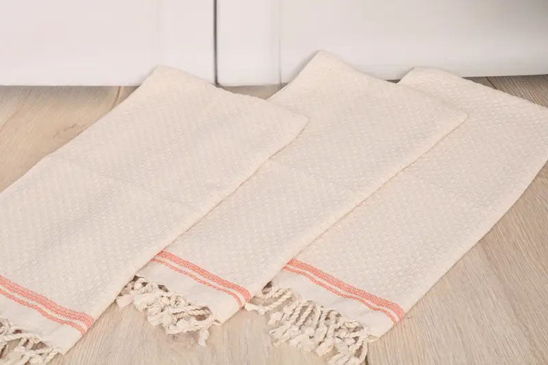 38x18 Cotton Striped Towel, Home Decor Towel, Bridal Shower Gift, Xmas Gifts, Personalized Dish Towel, Monogram Hand Towel, Turkish Tea Towel - 6