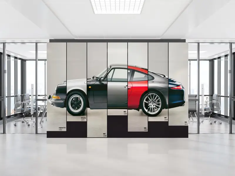 Erkek Odası, Ofis veya Man Cave için Zarif Baskılı Duvar Kağıdı