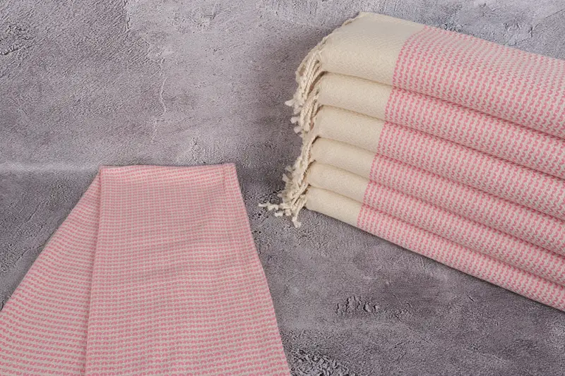 Customized Turkish Towel, Wedding Favors, Turkish Hand Towel, Guest Towel, Welcome Wedding Gift, Wedding Gift, Gym Towel, 40x20 Cotton Diamond Towel - 2