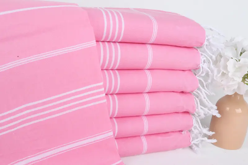 Scarf Towel, 70x40 Cotton Striped Towel, Monogrammed Beach Towel, Summer Towel, Handmade Gift, Bridal Shower Favors, Yoga Towel, Wedding For Favor - 1