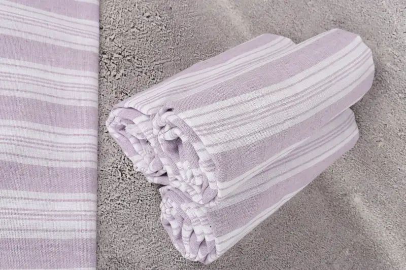 Antibacterial Turkish peshtemal towel, Christmas Gift, Monogrammed Beach Towel, Bachelor Gifts, Travel towel, Yoga Towel, 70x40 Cotton Striped Towel - 8