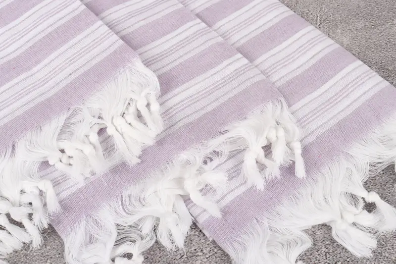 Antibacterial Turkish peshtemal towel, Christmas Gift, Monogrammed Beach Towel, Bachelor Gifts, Travel towel, Yoga Towel, 70x40 Cotton Striped Towel - 5