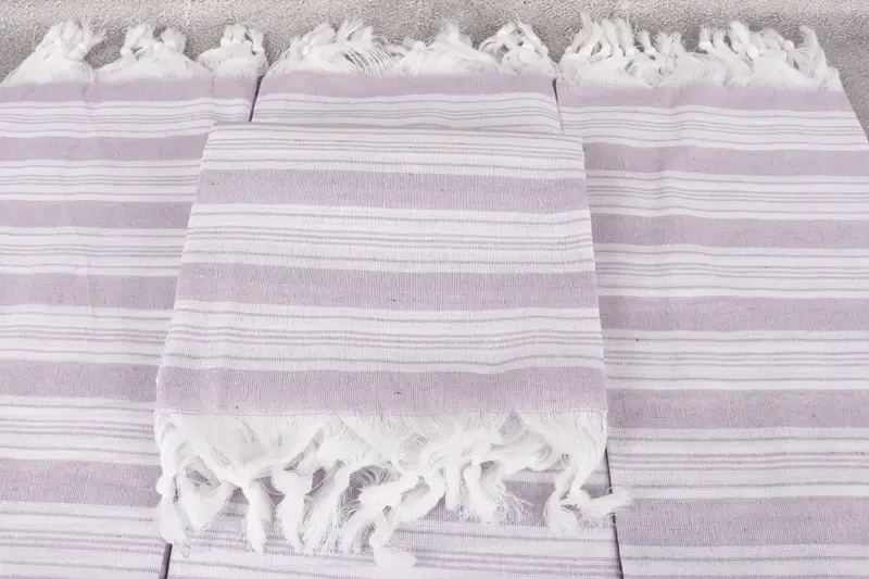 Antibacterial Turkish peshtemal towel, Christmas Gift, Monogrammed Beach Towel, Bachelor Gifts, Travel towel, Yoga Towel, 70x40 Cotton Striped Towel - 4