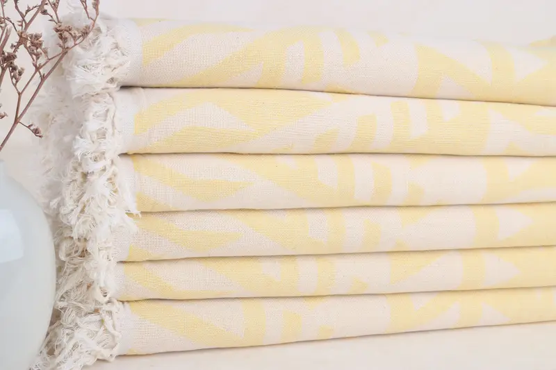 Cotton towel, Luxury towel, Beach Towel Bulk, Travel Towel, Birthday Gift, Custom Bath Towel, Bridal Shower Favors, 76x40 Cotton Geometric Towel - 3