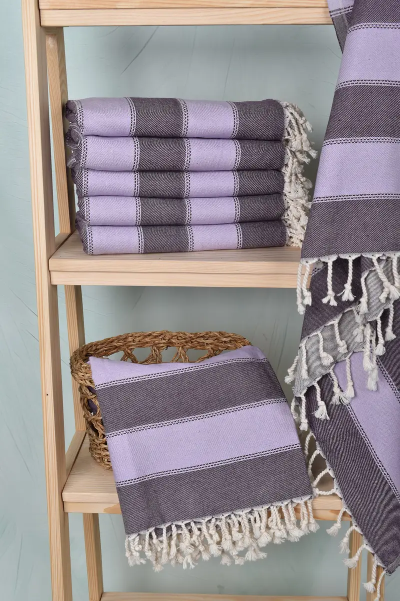 68x36 Cotton Striped Towel, Gift For Mom, Personalized Beach Towel, Absorbent towel, Sand-resistant Turkish towel for travel, Bridal Shower Gift - 3