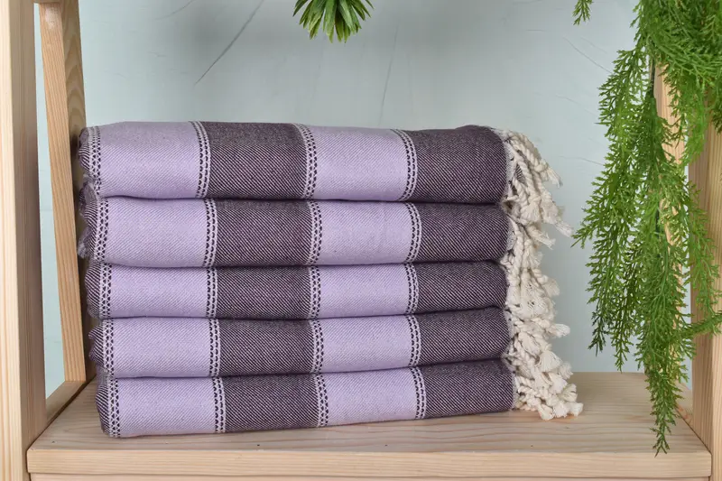 68x36 Cotton Striped Towel, Gift For Mom, Personalized Beach Towel, Absorbent towel, Sand-resistant Turkish towel for travel, Bridal Shower Gift - 2
