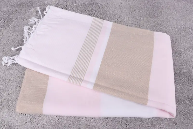 Handmade Gift, Travel Towel, 68x40 Cotton Striped Towel, Personalized Towel, Spa Gift, Organic Turkish towel, Organic cotton Turkish peshtemal towel - 6
