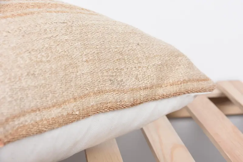 Ikat Pillow Sham, Pillow for Sofa, Home Decor Pillow, Comfy Throw Pillow, Handmade Kilim Cushion, Outdoor Cushion, Cushion Case, 20x20 Beige Cushion - 7