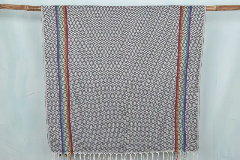 Summer Towel, Quick-Dry Beach Towel, Bridesmaid Gift, Wedding Gift Ideas, Gift For Wedding Day, 70x40 Cotton Diamond Towel, Organic Turkish towel - 1