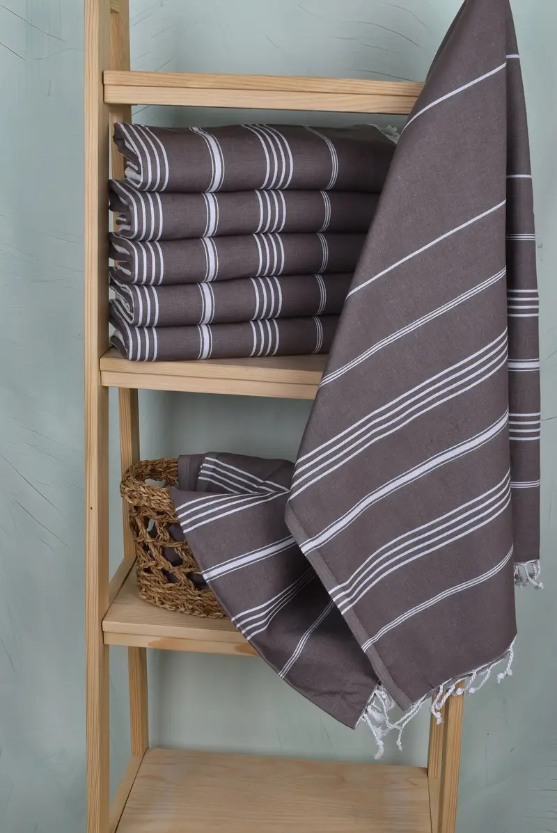 Bath towel, Bachelor Party Favors, 70x40 Cotton Striped Towel, Personalized Bridesmaid Gift, Cute Beach Towel, Bachelorette Party Gift - 3