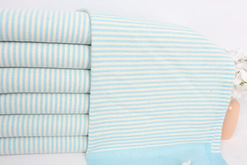 Kitchen Towel, Bridesmaid Gifts, Home Gift, Custom Name Towel, Personalized Dish Towel, Turkish Towel Monogram, 40x24 Cotton Striped Towel - 2