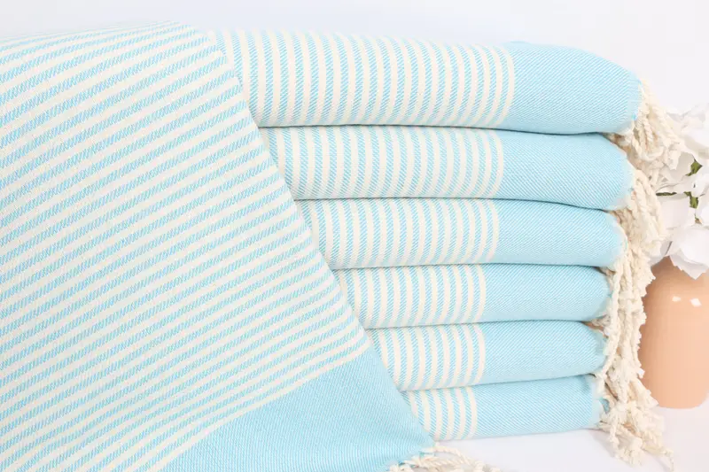 Kitchen Towel, Bridesmaid Gifts, Home Gift, Custom Name Towel, Personalized Dish Towel, Turkish Towel Monogram, 40x24 Cotton Striped Towel - 1