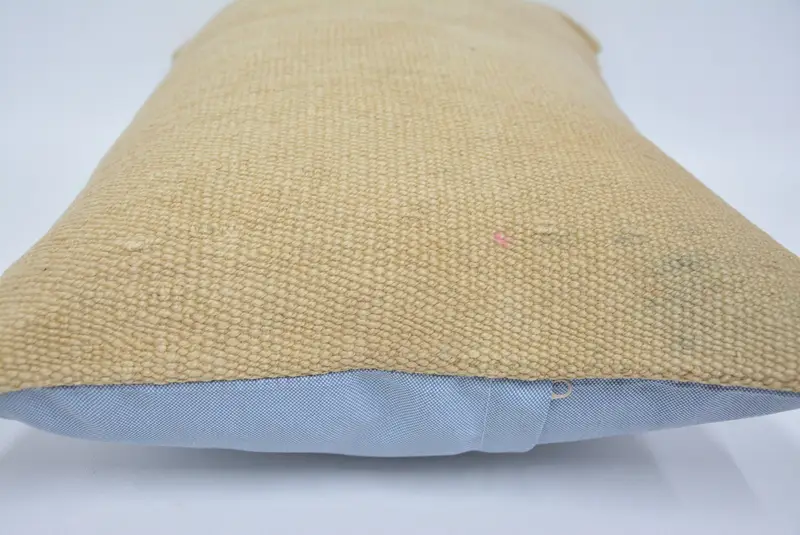 16x24 Beige Pillow, Throw Kilim Pillow, Pillow for Sofa, Kilim Cushion Sham, Pillow Sham, Aztec Pillow Cover, Meditation Pillow Case - 5