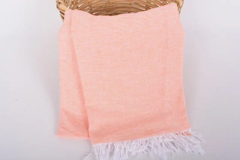 Summer Gift, Bachelorette Party Gifts Bridesmaids, 70x40 Cotton Striped Towel, Personalized Turkish Towel, Bridal Shower Gifts, Organic Cotton Towel - 5