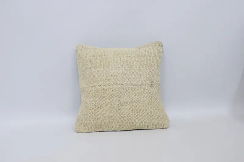 Türkischer Creme Kissenbezug, Geschenk 16x16 Zoll Kissenbezug, Geburtstagsgeschenk Kissenbezug - 1