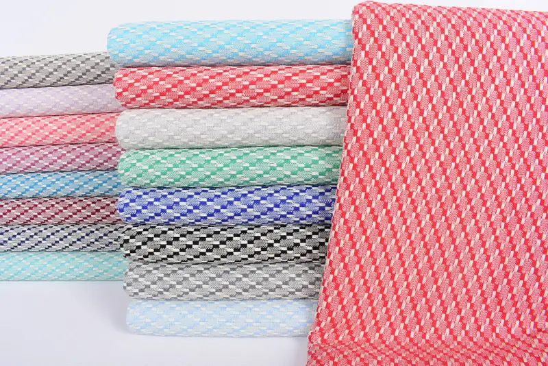 Light Gray-Gray Geometric Towel, Wedding Gift, 67x40 Inches