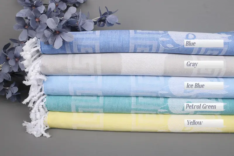 Beach Towel Organic Cotton Beige, 40x71 for LGBTQ Pride