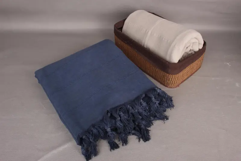 Boho Throw Blankets, 92x70 Cotton Stonewashed Towel, Monogram Blanket, Turkish Blanket, Wedding Hand Made Gift, Bachelor Bachelorette Party Favors - 4