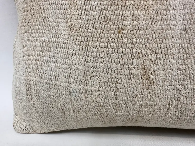 Rustic Cushion Cover, Kilim Pillow, Floor Cushion, Boho Pillow, 12x20 White Cushion, Outdoor Pillow, Cushion Case, Throw Kilim Pillow - 2