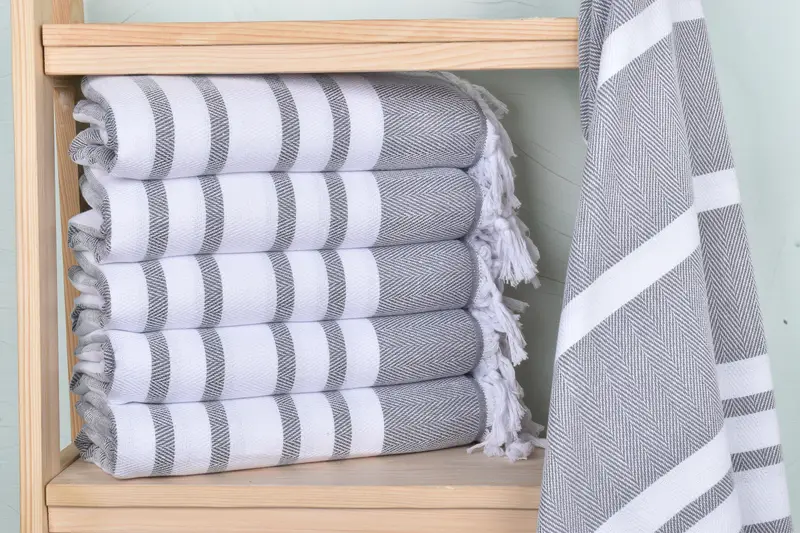 Wedding Gift, Bachelorette Gifts, 68x36 Cotton Chevron Towel, Quick-dry towel, Sand-free peshtemal towel for the beach, Anniversary Gift For Her - 2