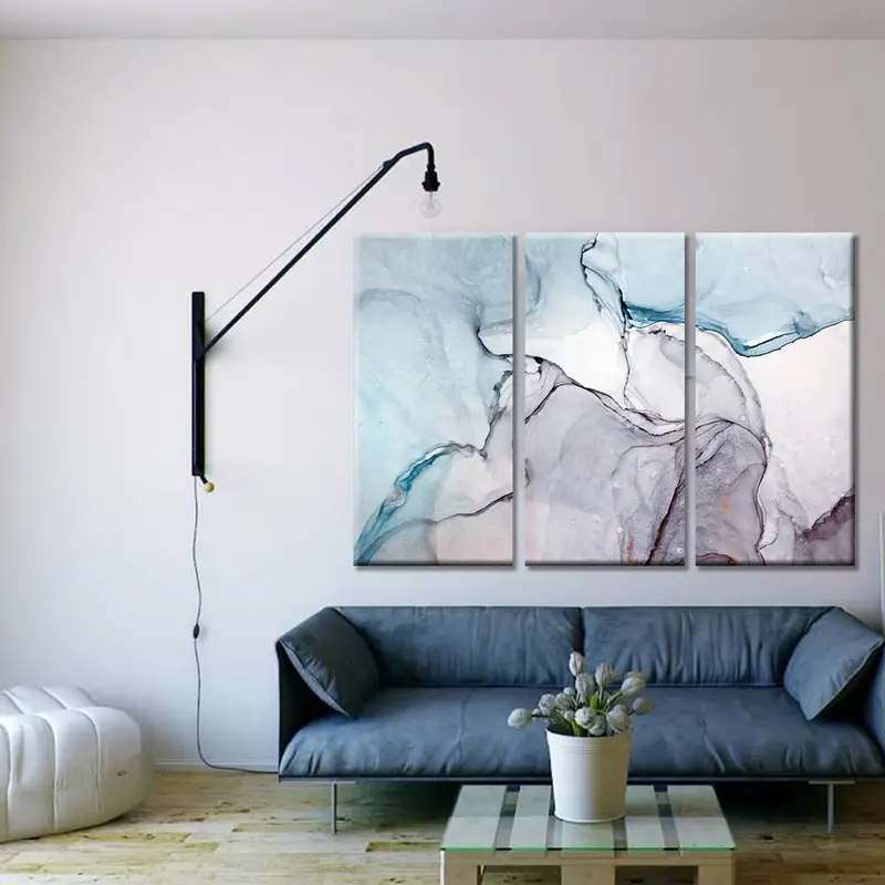 Abstract Wall Art, Marble Canvas Art, Large Wall Art, Marble Home Decor, Large Abstract Canvas, Contemporary Art, Abstract Canvas Print - 1
