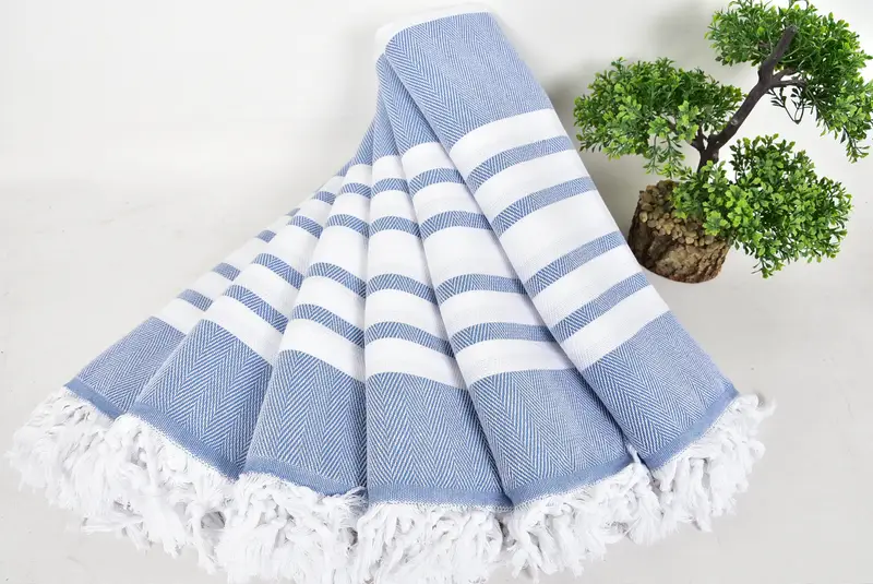 Oversized Beach Towel, 68x36 Cotton Chevron Towel, Bachelor Bachelorette Party Favors, Summer Gift, Gift For Her, Bachelor Party Favors, Spa Towel - 4