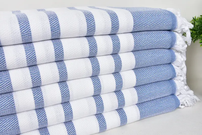 Oversized Beach Towel, 68x36 Cotton Chevron Towel, Bachelor Bachelorette Party Favors, Summer Gift, Gift For Her, Bachelor Party Favors, Spa Towel - 3