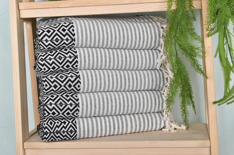 Turkish Bath Towel USA, 76x38 Cotton Diamond Towel, Quick-Dry Beach Towel, Gym Towel, Christmas Favors, Travel towel, Personalized Bridesmaid Gift - 2
