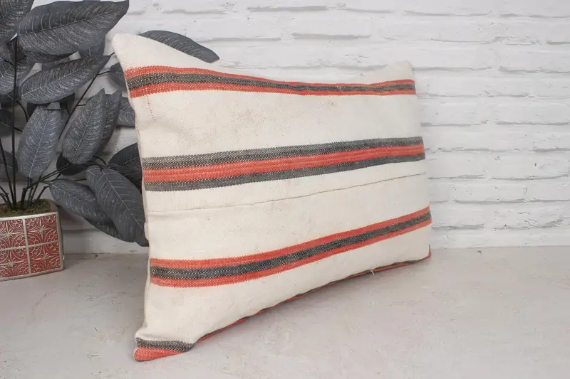 Pillow, Pattern Throw Cushion Cover, Pillow for Sofa, Boho Pillow, Pillow for Couch, Neutral Pillow, 16x24 Beige Cushion Case - 3