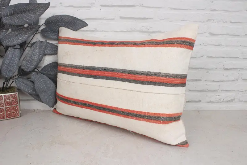 Pillow, Pattern Throw Cushion Cover, Pillow for Sofa, Boho Pillow, Pillow for Couch, Neutral Pillow, 16x24 Beige Cushion Case - 4