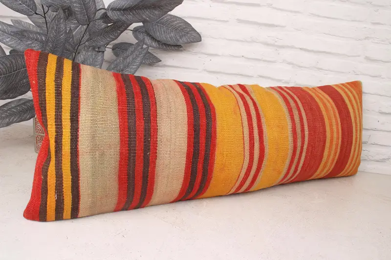 Pastel Pillow Cover, Turkish Pillow, Aesthetic Pillow Case, Gift Pillow, Pillow, Interior Designer Pillow, Couch Cushion, 12x36 Beige Pillow Case - 3
