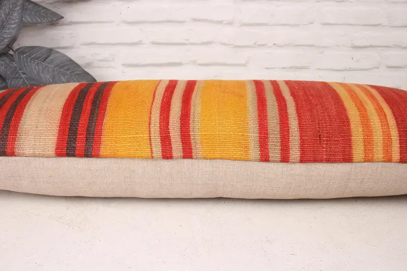 Pastel Pillow Cover, Turkish Pillow, Aesthetic Pillow Case, Gift Pillow, Pillow, Interior Designer Pillow, Couch Cushion, 12x36 Beige Pillow Case - 5