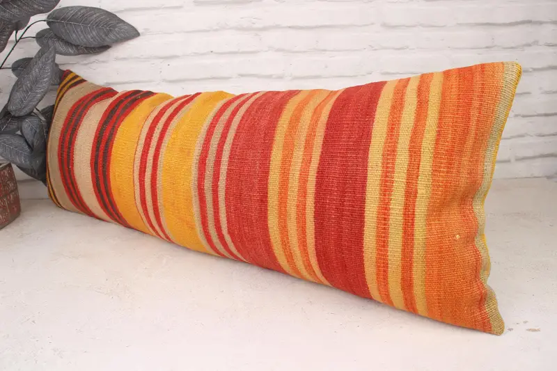 Pastel Pillow Cover, Turkish Pillow, Aesthetic Pillow Case, Gift Pillow, Pillow, Interior Designer Pillow, Couch Cushion, 12x36 Beige Pillow Case - 4
