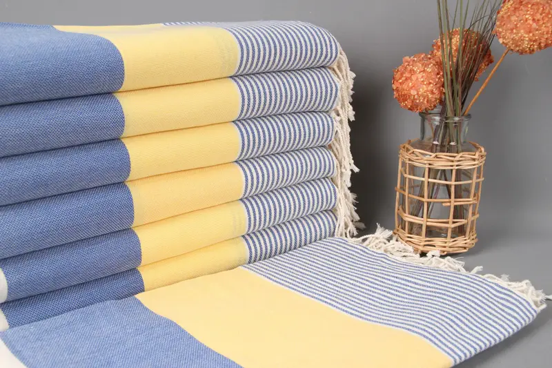 Fouta towel, 68x40 Cotton Striped Towel, Bridesmaid Gifts Personalized, Lightweight Turkish towel, Guest Towel, Bachelorette Party Gifts Bridesmaids - 1