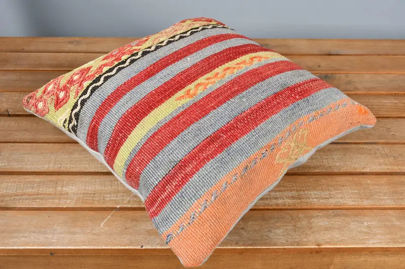Home Decor Pillow, Neutral Throw Pillow Sham, Interior Designer Pillow, 14x14 Blue Pillow Case, Cushion Cover, Pillow for Couch - 2