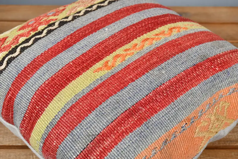 Home Decor Pillow, Neutral Throw Pillow Sham, Interior Designer Pillow, 14x14 Blue Pillow Case, Cushion Cover, Pillow for Couch - 4
