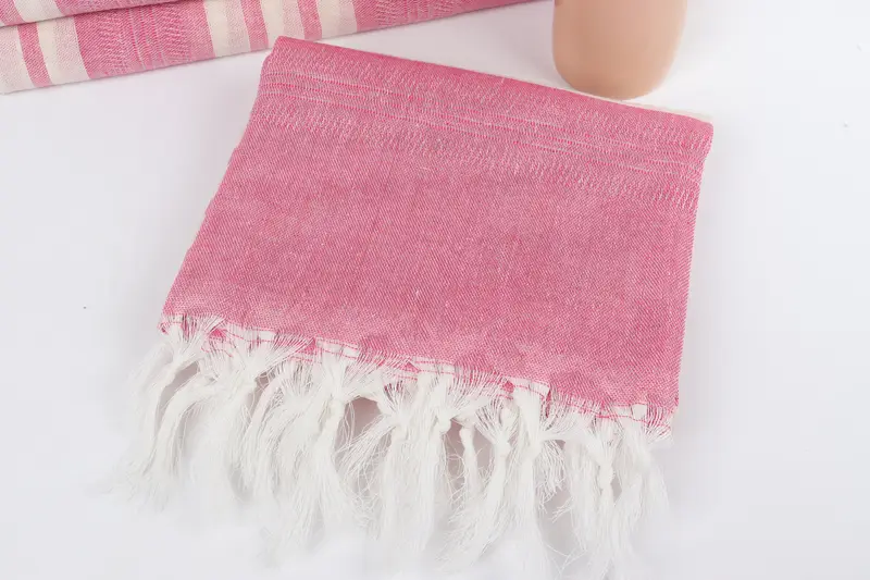 Bachelorette Party Decorations, Unique Gift, Custom Wedding Gift, Gym Towel, Gift For Her, Turkish Towel Monogram, 68x40 Cotton Striped Towel - 5