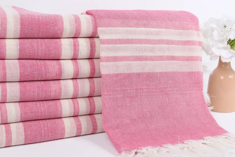 Bachelorette Party Decorations, Unique Gift, Custom Wedding Gift, Gym Towel, Gift For Her, Turkish Towel Monogram, 68x40 Cotton Striped Towel - 2