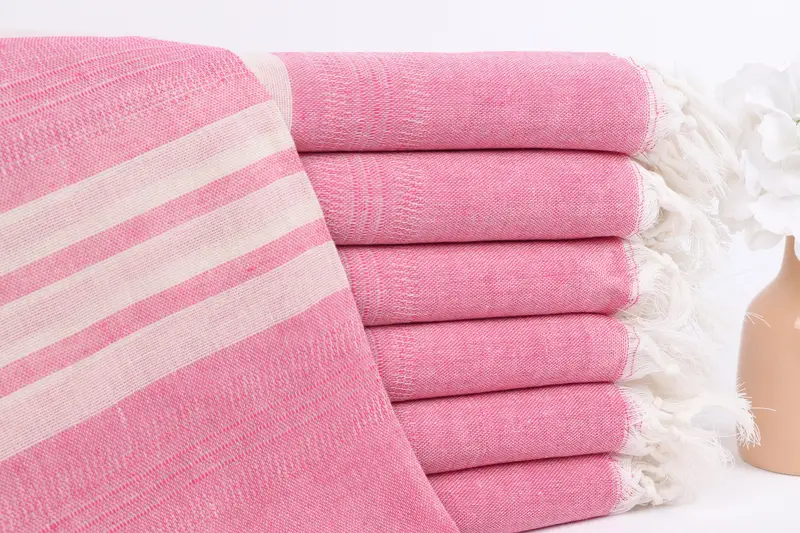 Bachelorette Party Decorations, Unique Gift, Custom Wedding Gift, Gym Towel, Gift For Her, Turkish Towel Monogram, 68x40 Cotton Striped Towel - 1