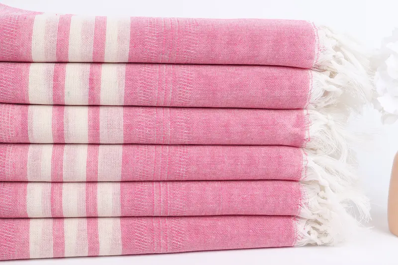 Bachelorette Party Decorations, Unique Gift, Custom Wedding Gift, Gym Towel, Gift For Her, Turkish Towel Monogram, 68x40 Cotton Striped Towel - 3